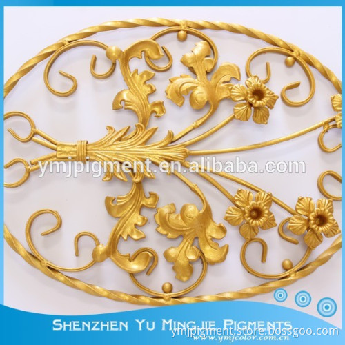 Gold Pearl Pigment for Metal Spraying, Gold Paints